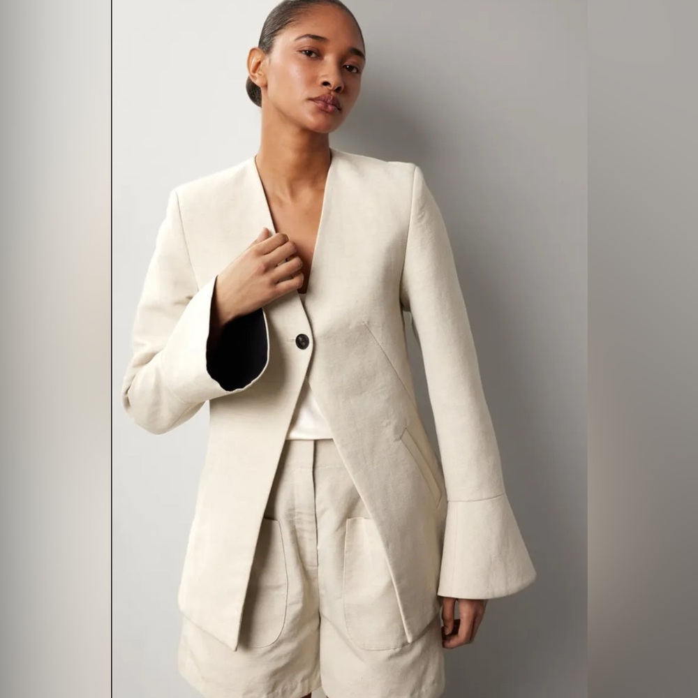 CO Peplum Cuff Jacket